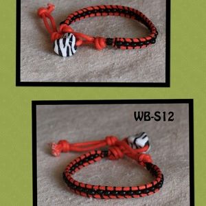 WB-S12 single beaded wrap bracelets